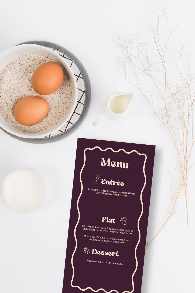 Catégorie menu