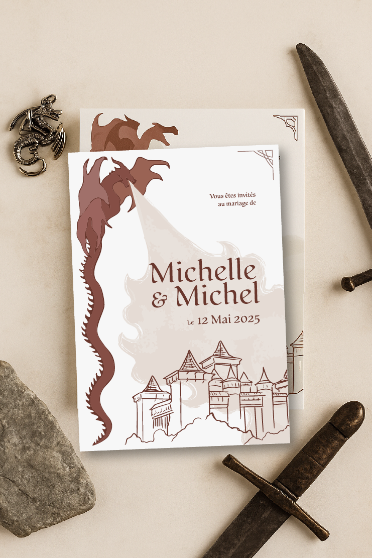 Catégorie des Faire-Part de mariage, invitation