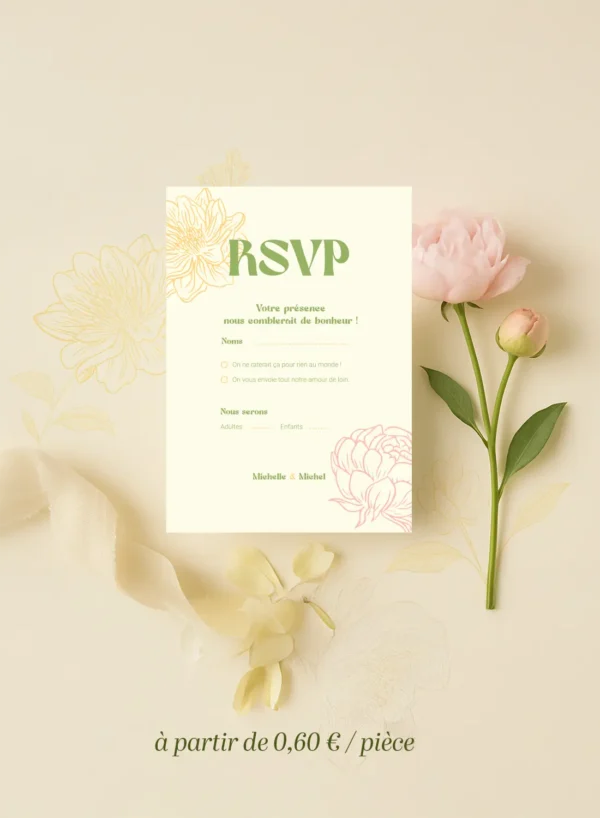 RSVP Champêtre - Collection Duo Fleuri