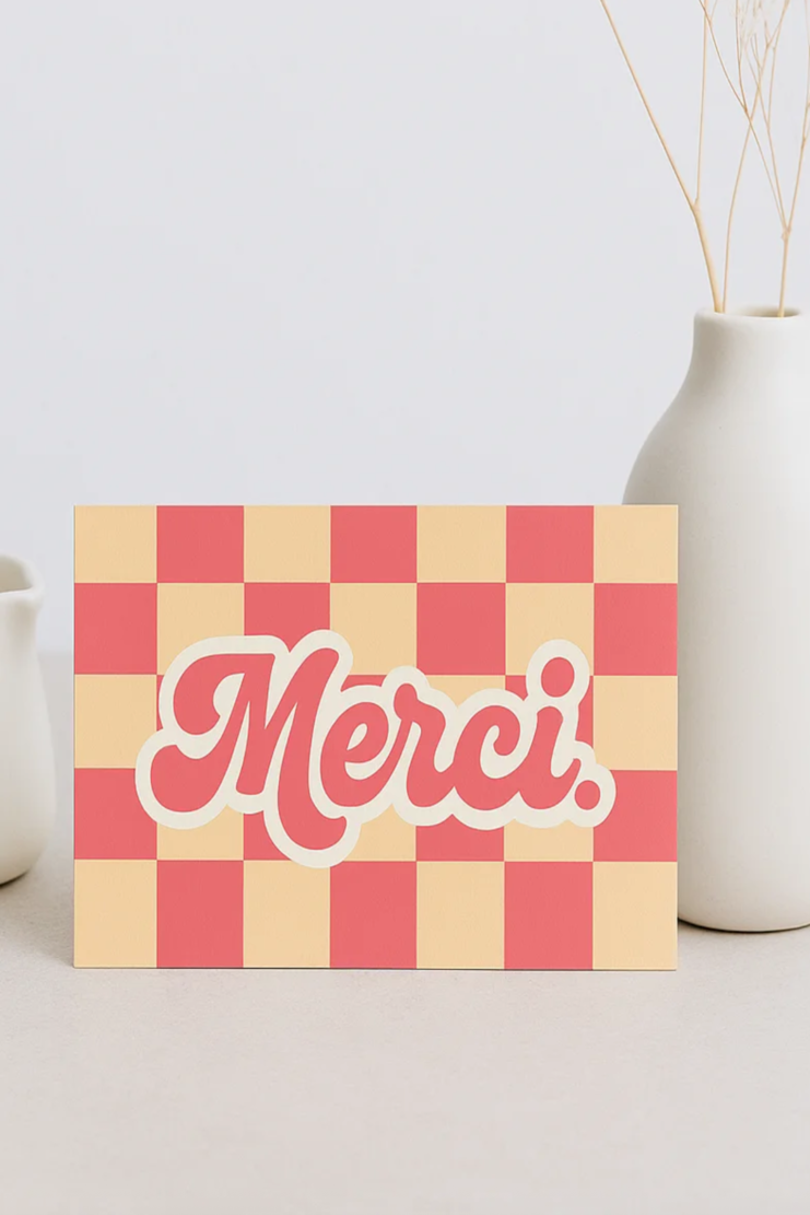 Carte remerciement